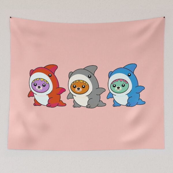 Item preview, Pack 3 Little Shark bear designed and sold by DibujandoPorfa.