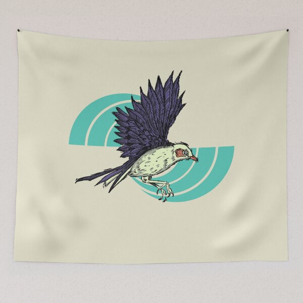 Item preview, Vintage Bird Graphic | Retro Nature Illustration Streetwear Design designed and sold by Half Mess.