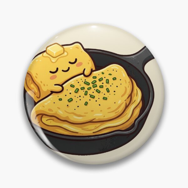 Item preview, Cute Sleeping Omelette Breakfast Humour designed and sold by DuckOddity.