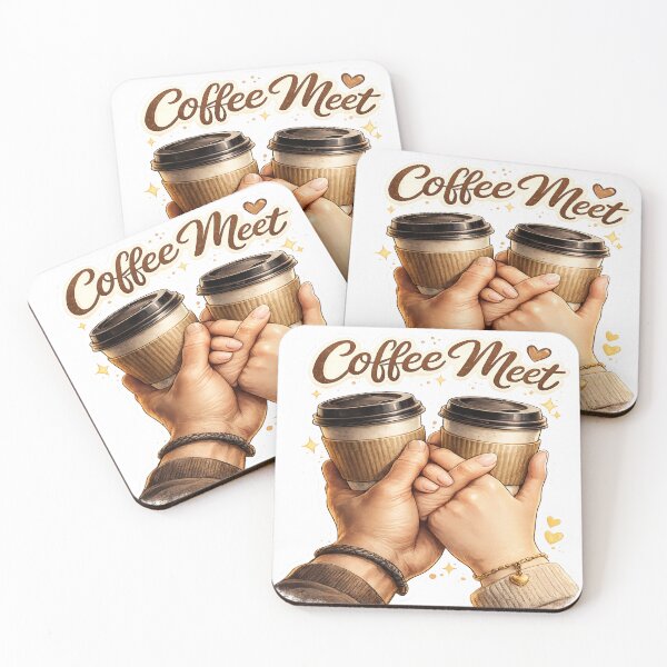 Item preview, Coffee Meet – Cozy Connection Sticker designed and sold by Genzfirevibes.