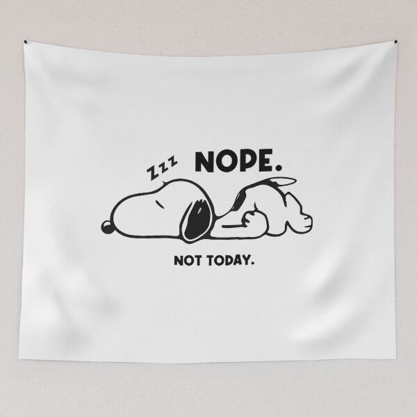 Item preview, Snoopy Nope Not Today designed and sold by dimasdm10.