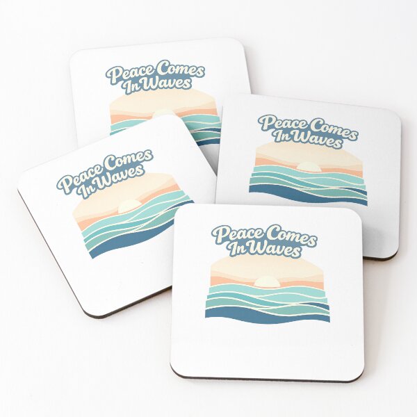 Item preview, Peace Comes In Waves  designed and sold by DPBTees70.