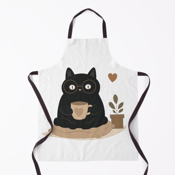 Item preview, Black Cat and Coffee Cute Minimalist Vector Collection Set designed and sold by TatinkaArtskill.