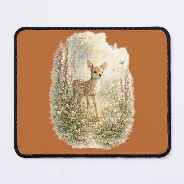 Item preview, Woodland Fawn Watercolor | Baby Deer in Wildflowers | Cottagecore Forest Animal | Nature Illustration | Deer Lover Gift designed and sold by MagicMakerPh⭐⭐⭐⭐⭐.