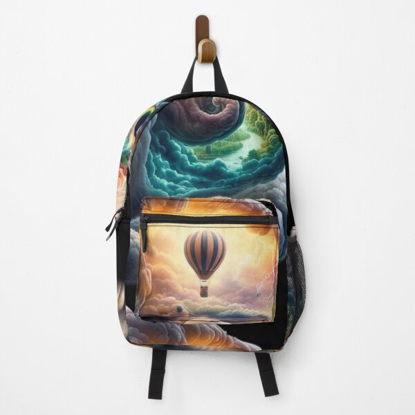 Item preview, Subconscious Journey – Psychedelic Snail Cat and River Valley designed and sold by LujziWorld.