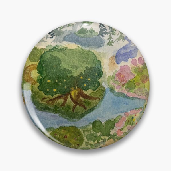 Item preview, pixie hollow inspired watercolor painting designed and sold by mal-the-toon.