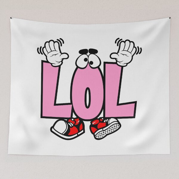 Item preview, LOL - UNIVERSAL Typography Character Funny designed and sold by NFTWords.