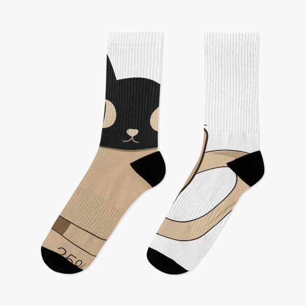 Item preview, Black Cat and Coffee Cute Minimalist Vector Collection Set designed and sold by TatinkaArtskill.