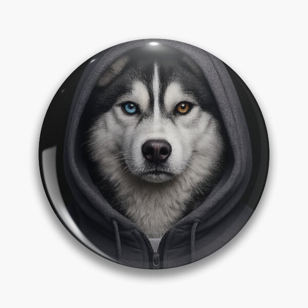 Item preview, Husky with hoodie designed and sold by No-No-Name.