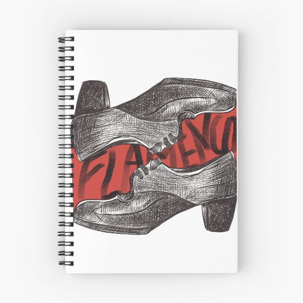 Item preview, Zapatos de flamenco: boceto audaz dibujado a mano sobre fondo rojo. designed and sold by WorldOFaMillion.