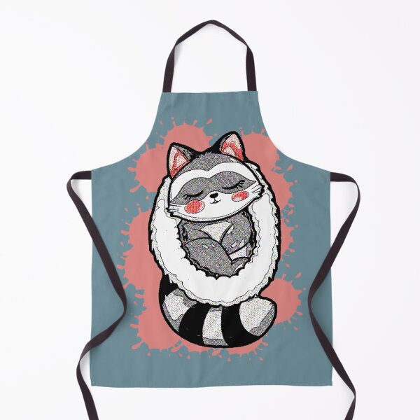 Item preview, Kawaii Sleeping Raccoon Cozy Cute Animal designed and sold by AstronautMerch.
