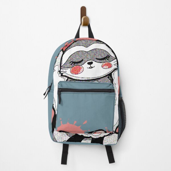 Item preview, Kawaii Sleeping Raccoon Cozy Cute Animal designed and sold by AstronautMerch.