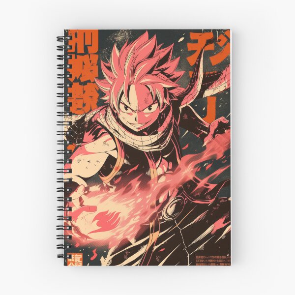 Item preview, Natsu Distressed Poster  designed and sold by AnimeArsenalPrints.