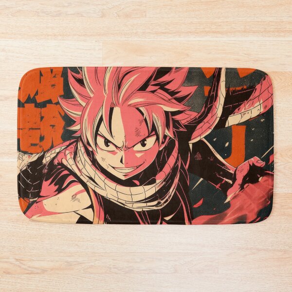 Item preview, Natsu Distressed Poster  designed and sold by AnimeArsenalPrints.