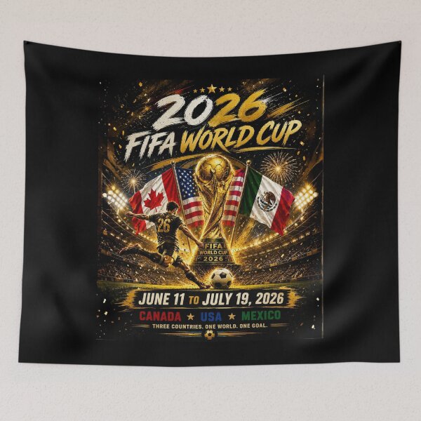Item preview,  World Cup 2026 tri nation Soccer Merch | 4th of July  USA independence Day| Football Fan Gear | USA Sports Apparel Tee|  Soccer worldcup ChampionshipSoccer World ver 6 designed and sold by CosmicNook1.