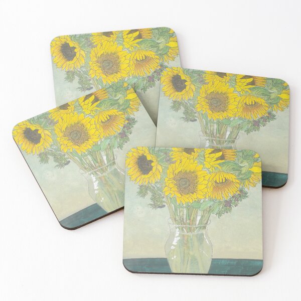Item preview, 'Sunflowers And Violets'  designed and sold by RyanQuinnArt.