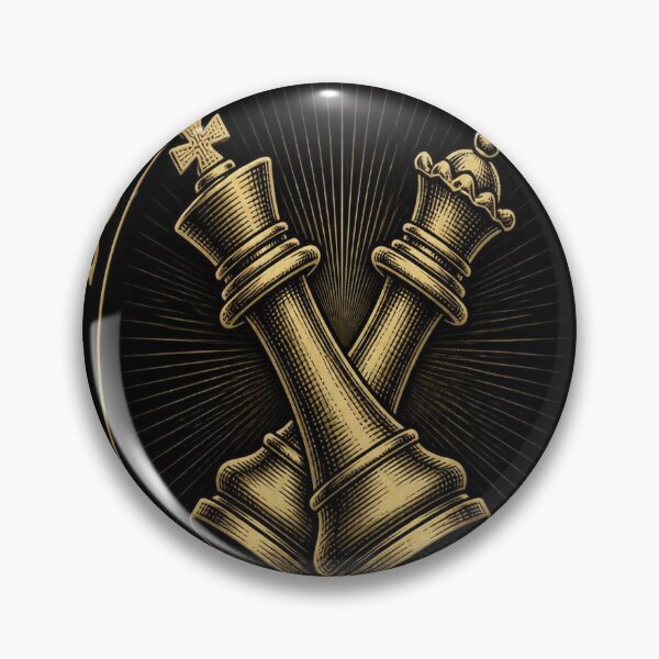 Item preview, Born to Play Chess T-Shirt | Gold Chess Pieces Graphic | Vintage Strategy Tee designed and sold by SunnyDesign82.