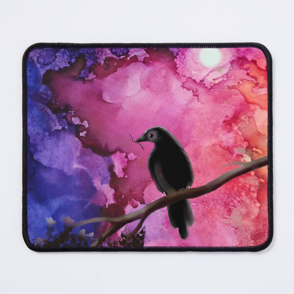 Item preview, Black Bird Against an Inky Sky designed and sold by GreenNBlue.