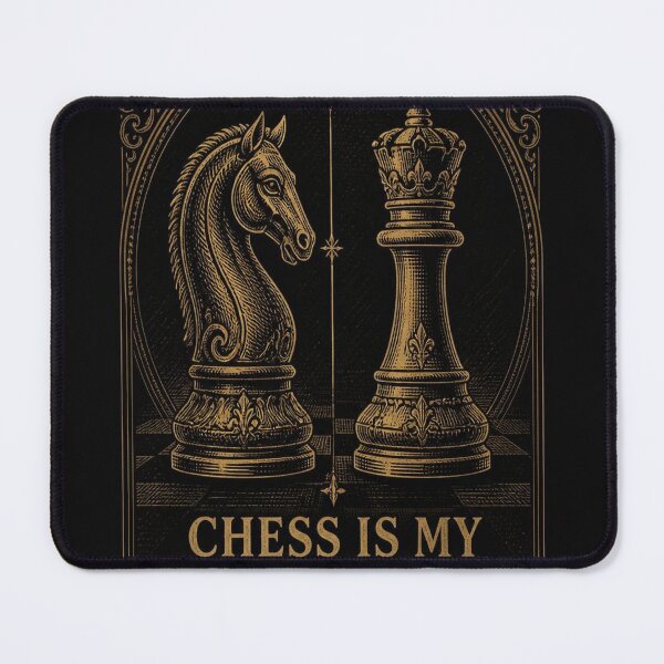 Item preview, Chess Is My Therapy T-Shirt | Vintage Chess Graphic | Strategy Game Tee designed and sold by SunnyDesign82.