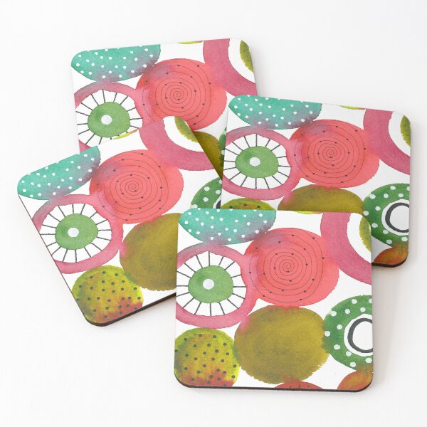 Item preview, Abstract watercolor red-green designed and sold by Zeewind.