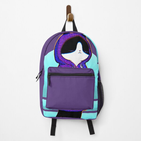 Item preview, Kawaii Tuxedo Cat Cafe Hoodie Purple Cozy designed and sold by AstronautMerch.