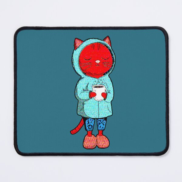 Item preview, Kawaii Orange Cat Cafe Cozy Sweatshirt designed and sold by AstronautMerch.