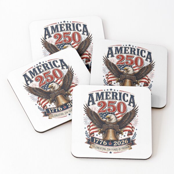 Artikelvorschau, Amerika 250 Patriotischer Adler Freiheitsglocke 1776 2026 entworfen und verkauft von Conservatism.