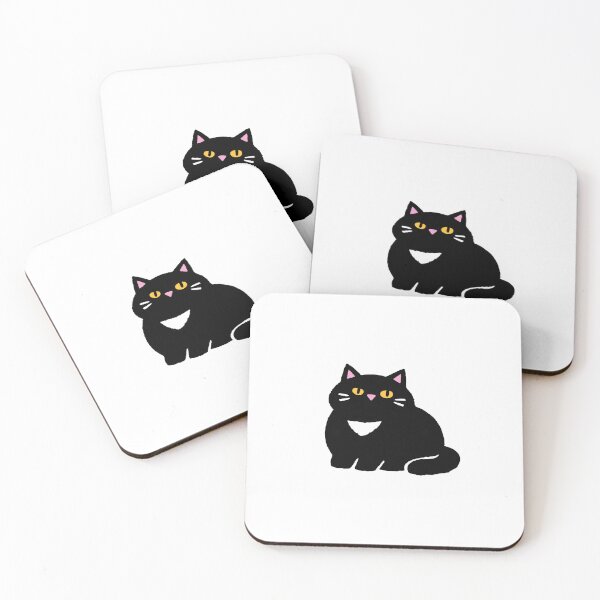 Item preview, Cute Black Cat Doodle Kitty Lover Pet Owner designed and sold by AntiqueImages.