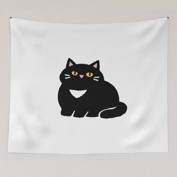 Item preview, Cute Black Cat Doodle Kitty Lover Pet Owner designed and sold by AntiqueImages.