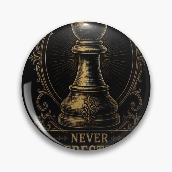 Item preview, Never Underestimate a Pawn T-Shirt | Vintage Chess Pawn Graphic designed and sold by SunnyDesign82.