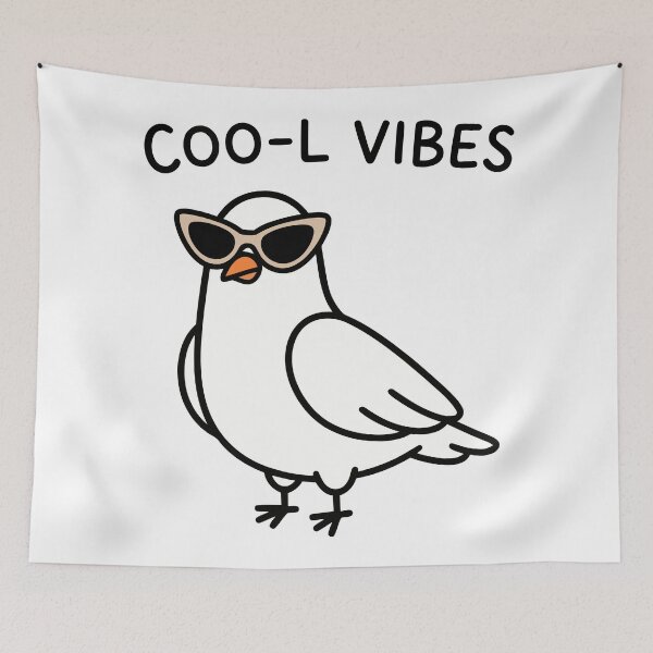 Item preview, Cool White Pigeon Wearing Sunglasses Retro Bird designed and sold by Amir Faysal.