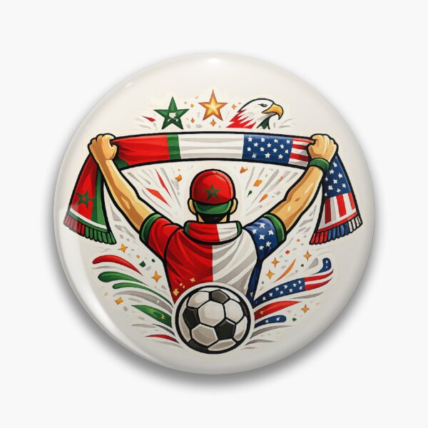 Item preview, USA Morocco Soccer Support Together designed and sold by Corvoria.