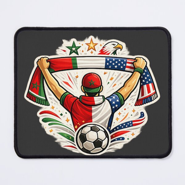Item preview, USA Morocco Soccer Support Together designed and sold by Corvoria.