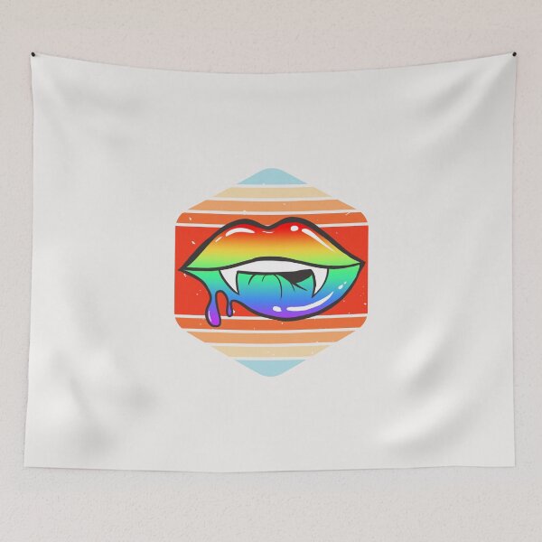 Item preview, Psychedelic Vampire Lips designed and sold by FanFest.