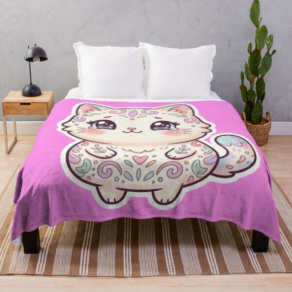 Item preview, Cute Pastel Kawaii Kitten Mandala Art designed and sold by Iampoji.