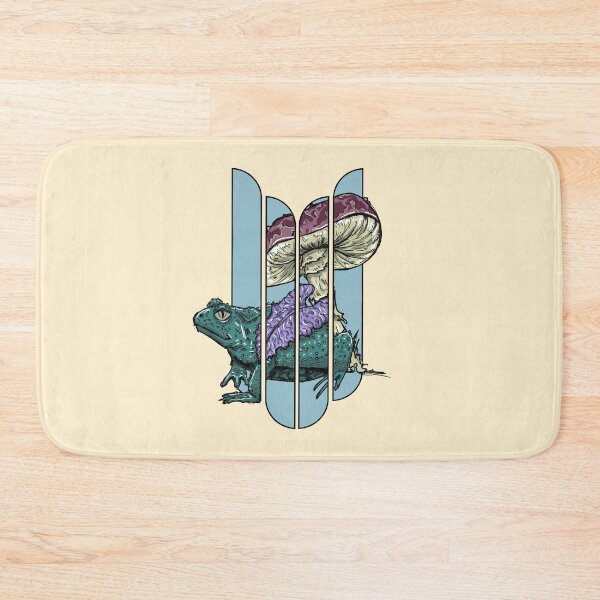 Item preview, Vintage Frog Mushroom | Psychedelic Forestcore Nature Design designed and sold by Half Mess.