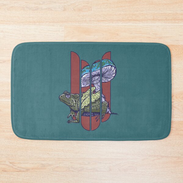 Item preview, Vintage Frog Mushroom | Psychedelic Forestcore Nature Design designed and sold by Half Mess.
