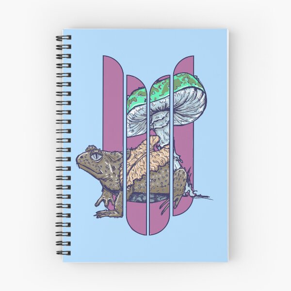 Item preview, Vintage Frog Mushroom | Psychedelic Forestcore Nature Design designed and sold by Half Mess.