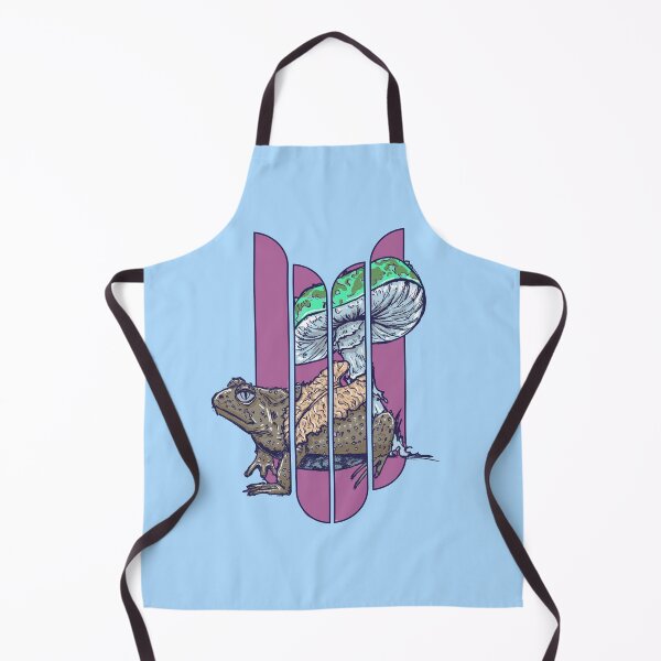 Item preview, Vintage Frog Mushroom | Psychedelic Forestcore Nature Design designed and sold by Half Mess.