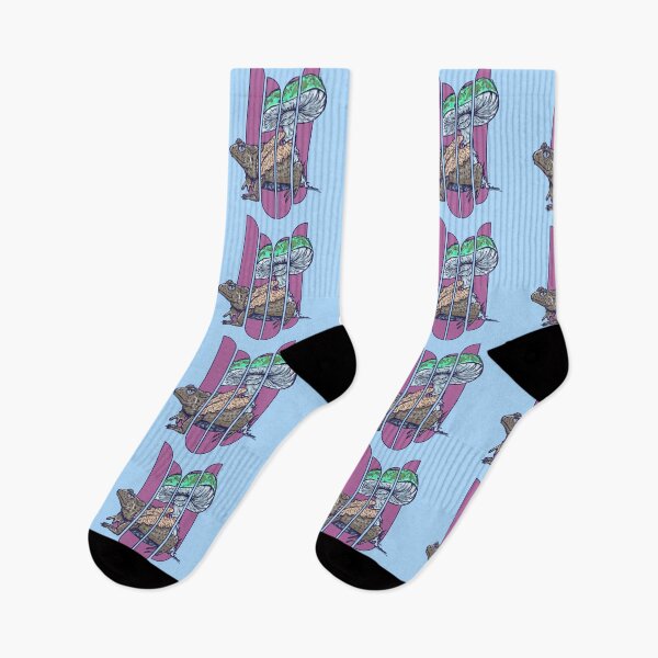 Item preview, Vintage Frog Mushroom | Psychedelic Forestcore Nature Design designed and sold by Half Mess.