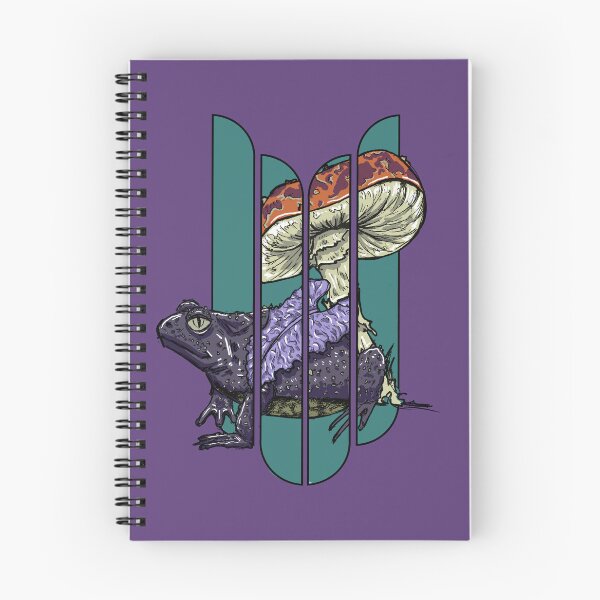 Item preview, Vintage Frog Mushroom | Psychedelic Forestcore Nature Design designed and sold by Half Mess.