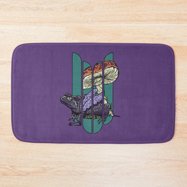 Item preview, Vintage Frog Mushroom | Psychedelic Forestcore Nature Design designed and sold by Half Mess.