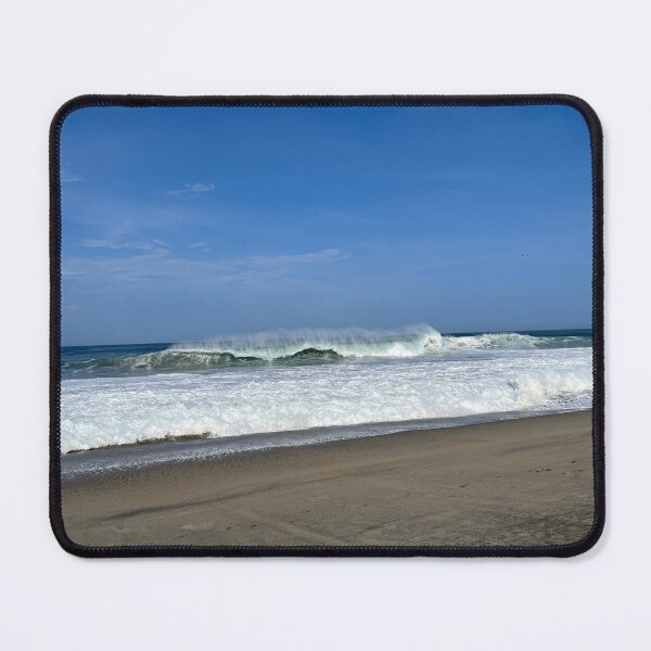 Item preview, Rolling ocean wave on the wide sandy beach designed and sold by Art of Momenz.