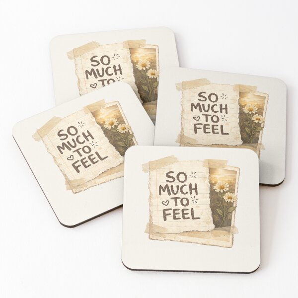 Item preview, So Much To Feel Vintage Scrapbook Collage Quote Aesthetic Botanical Journal Art Sticker designed and sold by InvictusVault.