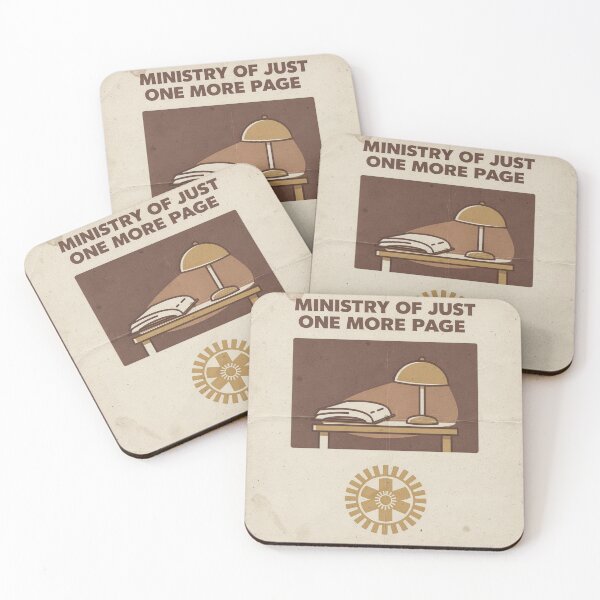Item preview, Ministry of Just One More Page designed and sold by PictorialWhimsy.