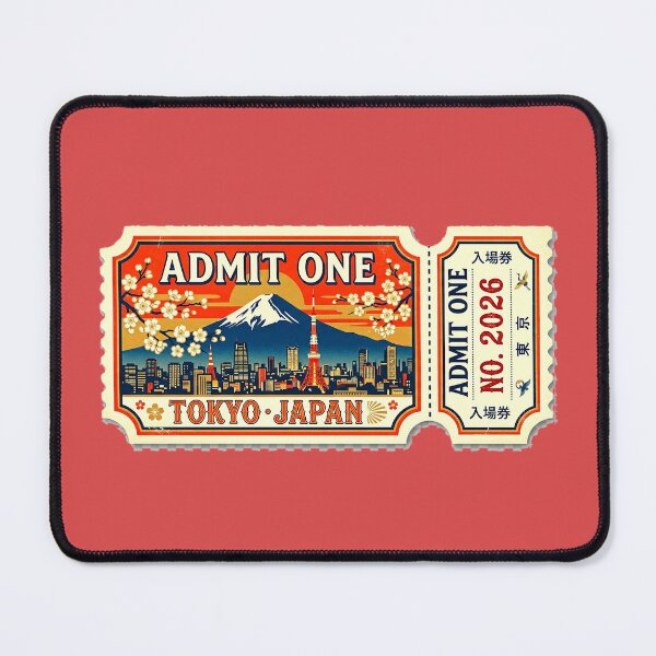Item preview, Tokyo Japan Vintage Admit One Ticket Travel designed and sold by Modefissi.