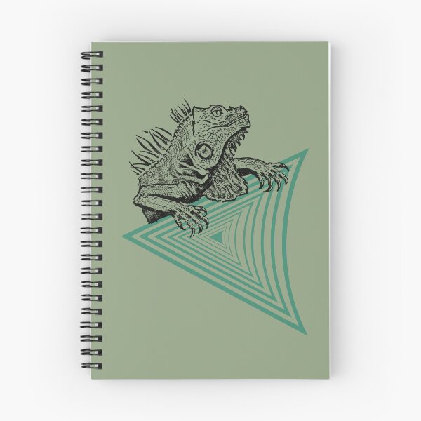 Item preview, Vaporwave Iguana Illustration | Retro Synthwave Geometric Reptile designed and sold by Half Mess.