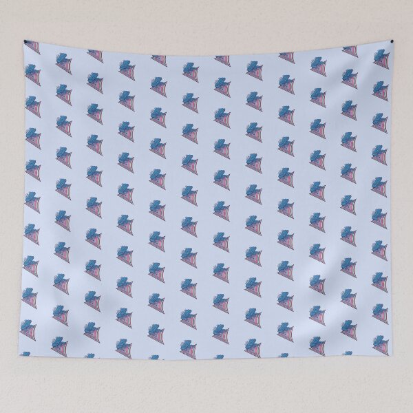 Item preview, Vaporwave Iguana Illustration | Retro Synthwave Geometric Reptile designed and sold by Half Mess.
