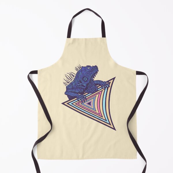 Item preview, Vaporwave Iguana Illustration | Retro Synthwave Geometric Reptile designed and sold by Half Mess.