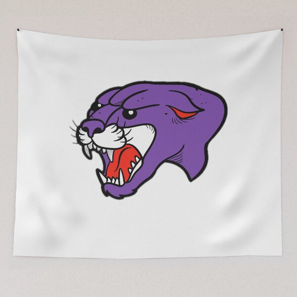 Item preview, Fierce Purple Panther Roaring designed and sold by DailyDoodlesBySumbul.